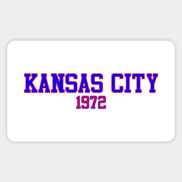 Kansas City 1972 Sticker by GloopTrekker